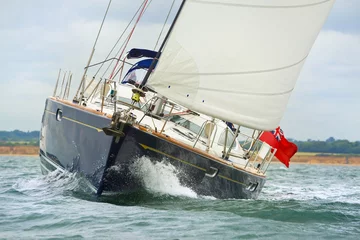 Photo sur Plexiglas Naviguer Sailing Boat Yacht