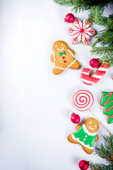 Christmas gingerbread cookies