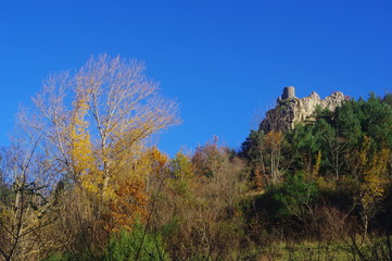 Château cathare dans les corbières
