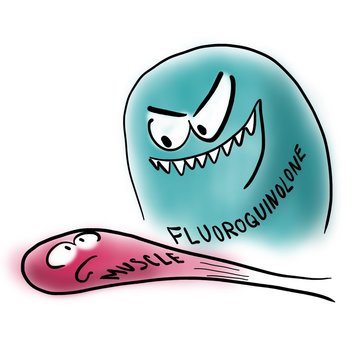 Fluoroquinolones and tendon damage