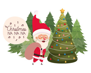 elf with christmas tree avatar character