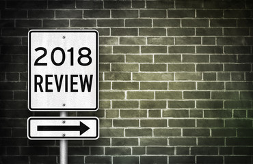 2018 Review - road sign concept