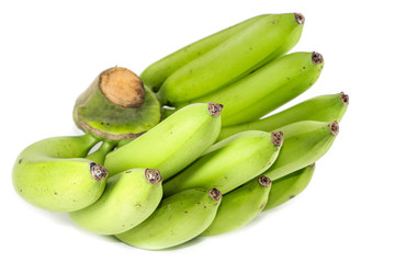 Green banana Close up