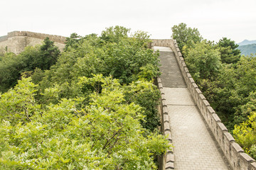 Fototapeta na wymiar Great Wall of China, Mutianyu site, China