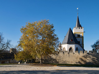 Burgkirche in Ingelheim am Rhein, Rheinland-Pfalz, Deutschland 