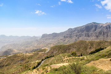 Bergige Landschaft auf Gran Canaria