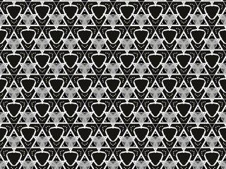 Picture with black and white elements.