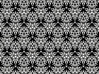 Fototapeta premium Picture with black and white elements.