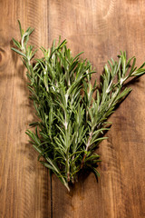 A bunch of fresh rosemary