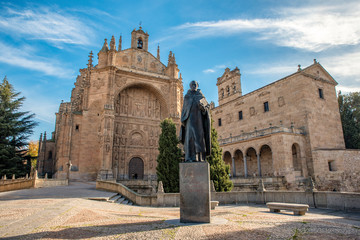 Fototapeta na wymiar Convent and church of San Esteban, Salamanca, Spain