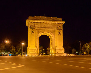 Fototapeta na wymiar Triumphbogen Bucharest