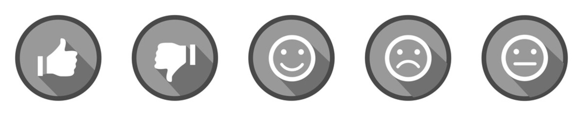 Feedback Icons Buttons