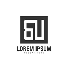 Initial letter logo design. minimalist letter logo template