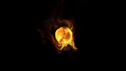 Fireball render