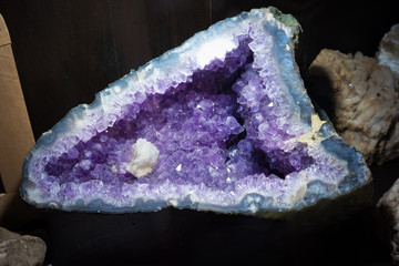 Amethyst Stone, Purple Crystal is jewelry mining texture.