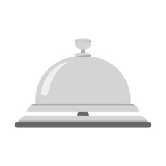 Service bell icon. Hotel service bell, reception bell, hospital bell icon. Vector illustration.