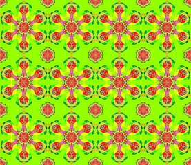 Background with seamless pattern in islamic or indian style