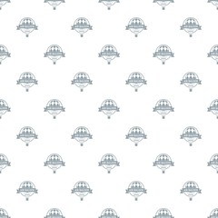 Fun air balloon pattern vector seamless repeat for any web design