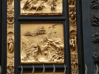 Puerta del Paraíso, la puerta este del Baptisterio de Florencia.Se encuentra ubicada frente a la...