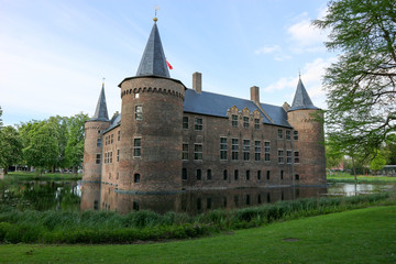 View to medieval castle Helmond, Netherlands