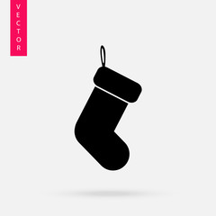 Christmas sock icon