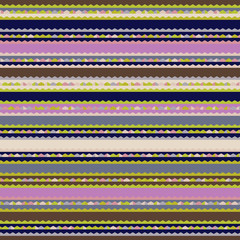 bright vector seamless pattern in mexican style