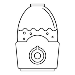 Healthy humidifier icon. Outline healthy humidifier vector icon for web design isolated on white background