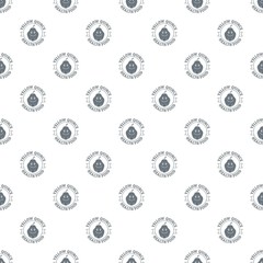 Yellow quince pattern vector seamless repeat for any web design