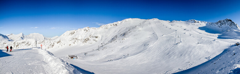 Fototapeta na wymiar Mölltaler Gletscher Panorama
