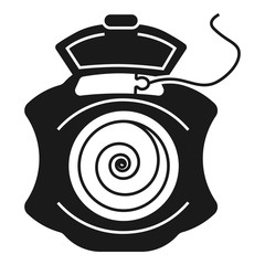 Dental floss box icon. Simple illustration of dental floss box vector icon for web design isolated on white background