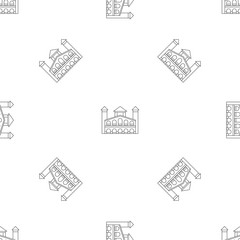Historical building icon. Outline illustration of historical building vector icon for web design isolated on white background