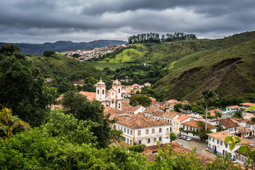 Fototapeta na wymiar View of Ouro Preto, Minas Gerais - Brazil