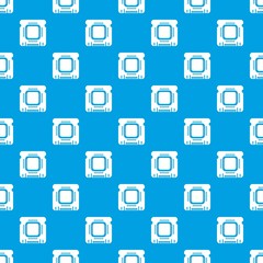 Component microchip pattern vector seamless blue repeat for any use