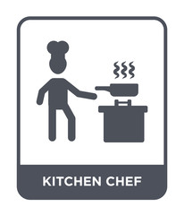 kitchen chef icon vector