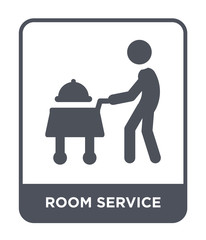 room service icon vector