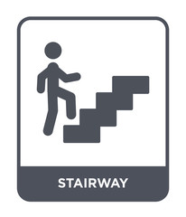 stairway icon vector