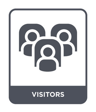visitors icon vector