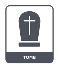 Obraz premium tomb icon vector