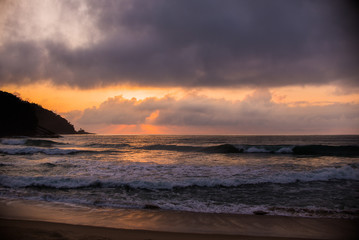 Fototapeta premium sunset on the beach