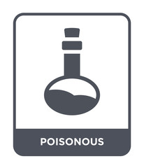 poisonous icon vector