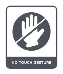 Obraz premium no touch gesture icon vector