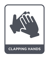 clapping hands icon vector