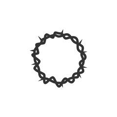 wreath, Christianity icon can be used for web, logo, mobile app, UI, UX