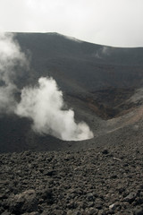Fototapeta na wymiar crater mount Etna, Sicily