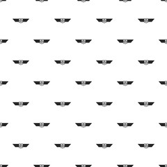 Wings fighter pattern seamless vector repeat geometric for any web design