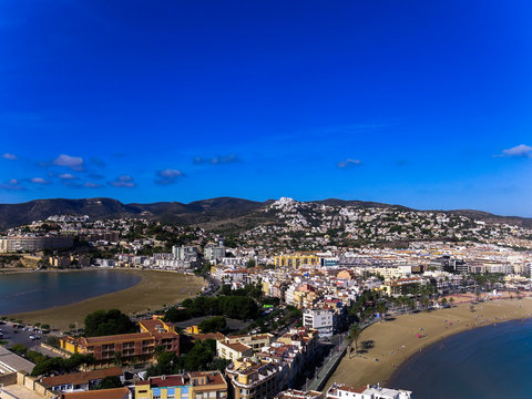 aerial view of peniscula