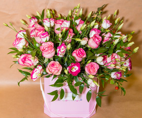 bright bouquet of flowers