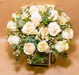 bright bouquet of flowers