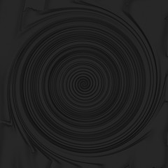 Background circle spiral swirl black