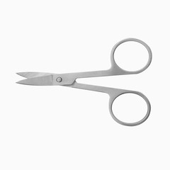 manicure scissors on a white background